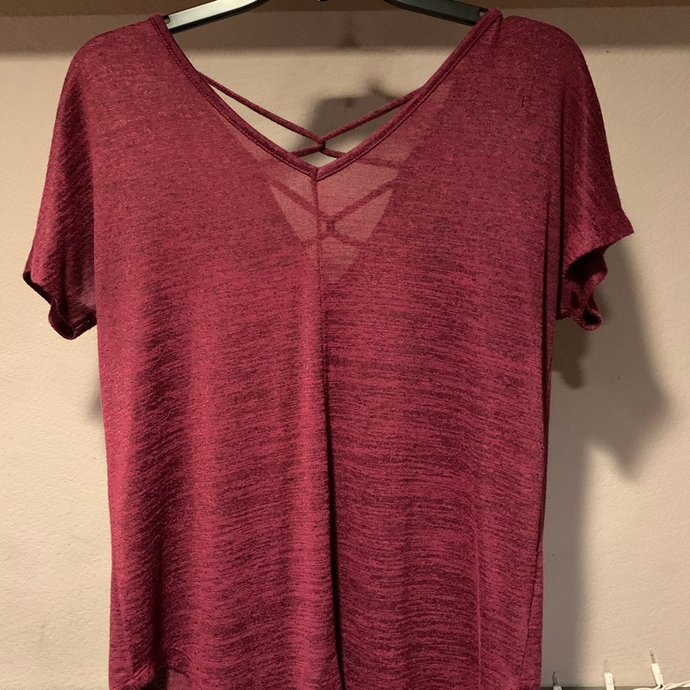 Reversible top - maroon
